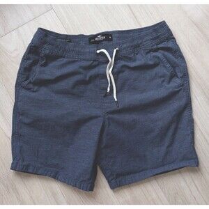 Hollister Beach Prep Jogger Shorts 7 Mens Medium Blue Epic Flex Drawstring